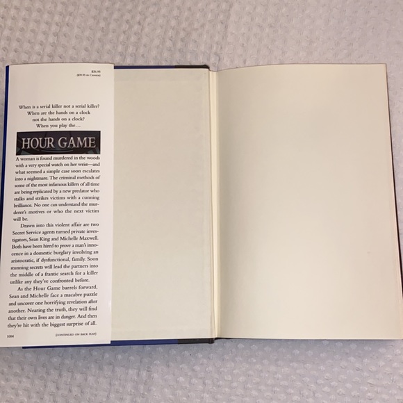 HOUR GAME by David Baldacci Hardback Book w/ Dust Jacket - Picture 4 of 6